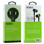 Wholesale KIKO K-103 HiFi Stereo Earphone Headset with Mic (K103 Green)
